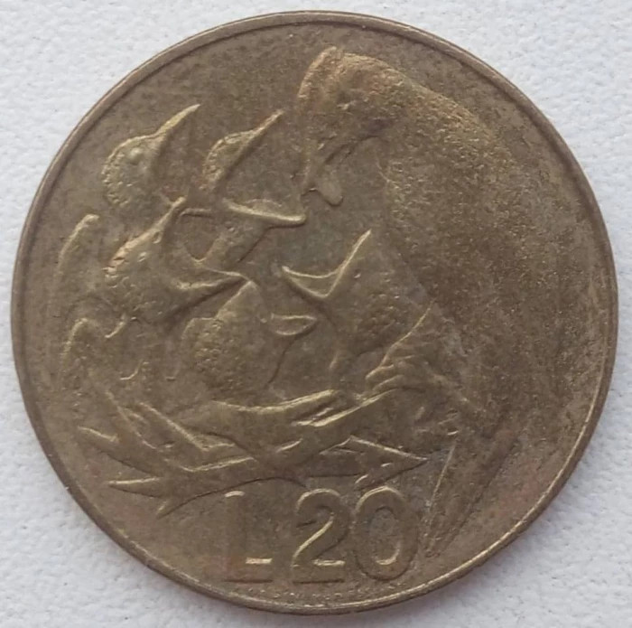 Moneda San Marino - 20 Lire 1975 - FAO