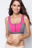 Cumpara ieftin T386-55 Bustiera sport cu burete, push-up si fermoar in fata
