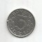 (No1) moneda-ROMANIA -5 Lei 1993