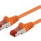 Patch Cord S/FTP Cat6 PVC Portocaliu 0.5m