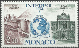 C4805 - Monaco 1974 - Interpol neuzat,perfecta stare, Nestampilat