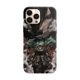 Husa compatibila cu Apple iPhone 14 Pro Max model Eren Atack on titan, Silicon, TPU, Viceversa, Transparent, Carcasa