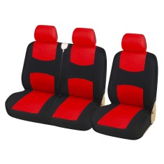 Huse universale pentru scaun 2+1, rosii pentru autoutilitara