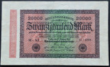 Bancnota 20000 MARCI - GERMANIA/ BERLIN, anul 1923 * cod 32