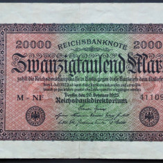 Bancnota 20000 MARCI - GERMANIA/ BERLIN, anul 1923 * cod 32