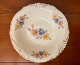 FRUCTIERA DIN PORTELAN CREM- MARCAJ SCHWARZENHAMMER BAVARIA 1905-1923 D29CM