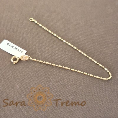 Bratara model nou placata cu aur 18 cm Konte foto