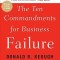 The Ten Commandments for Business Failure