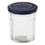 Borcan de Depozitare Transparent din Sticlă cu Capac Metalic și Mesaje, CMCLASS