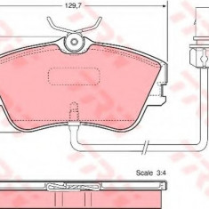 Set placute frana,frana disc VW TRANSPORTER IV bus (70XB, 70XC, 7DB, 7DW, 7DK) (1990 - 2003) TRW GDB1367