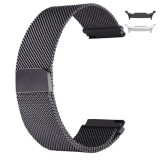 Curea metalica compatibila Samsung Galaxy Watch8 44mm, Milanese Loop, Negru