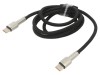 Cablu USB C 1m negru 100W din ambele părţi, Baseus