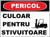 Placuta pentru culoar stivuitoare
