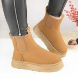 Cumpara ieftin Cizme Tip Ugg De Dama 2348 Camel