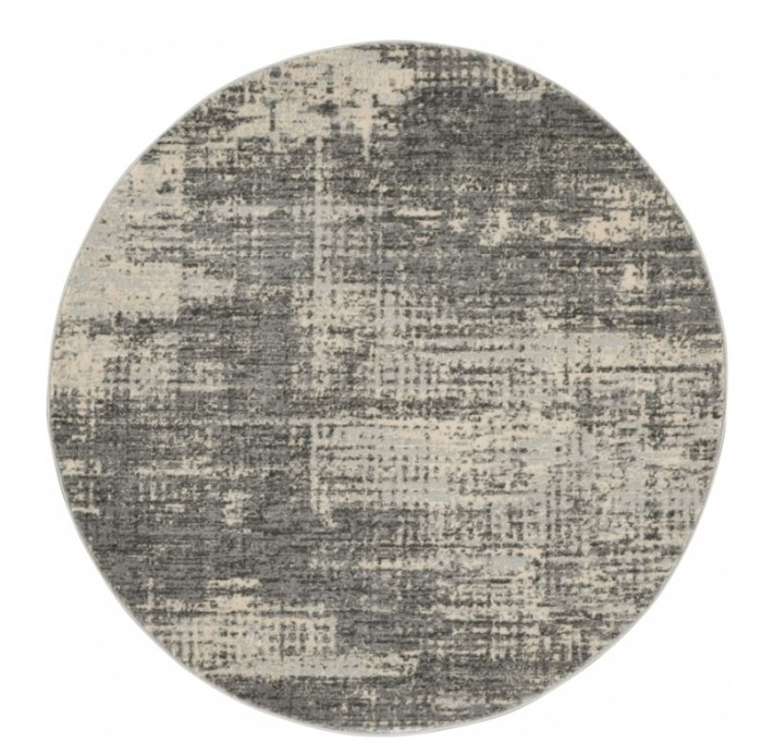 Covor Calvin Klein CK953, Rotund, 122x122 cm, Grey Beige