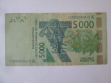 Statele Africii de Vest-Senegal 5000 Franci/Francs BCEAO 2003