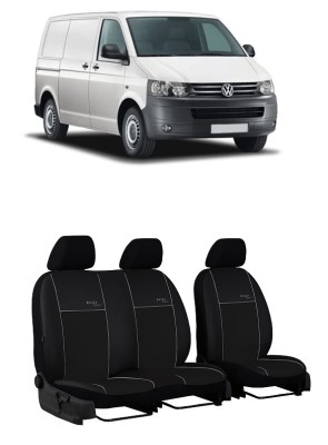 Huse scaune auto din piele dedicate VW T5 (2003-2015) 2+1 foto