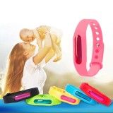 Cumpara ieftin Set 2 bratari anti-tantari din silicon, galben