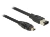 Cablu FireWire IEEE 1394 6 Pini Tata - 4 Pini Tata 1m Delock