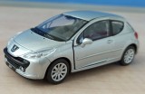 Macheta Peugeot 207 2008 silver - Welly 1/36, 1:32