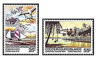 Cocos (Keeling) Islands 1979 - Craciun, serie neuzata foto