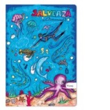 Caiet A5, 48 file, 80g, Strigatul oceanului, dictando