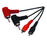 CABLU 2RCA-2RCA 3M MUFA 90GR-MUFA DREAPTA