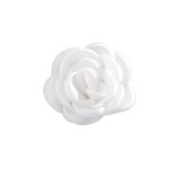 Cumpara ieftin Brosa floare textila alba