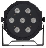 Proiector lumini PAR LED RGBW, cu 7 leduri 70W si culori statice