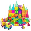 Set Constructie Magnetic CASTLE 120 Piese, Placi Magnetice, Joc Educativ, Arhitectura &amp; Inginerie, ABS, 3D, STEM, Cadou Copii +3 ani
