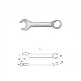 YATO Cheie combinata scurta 10 mm