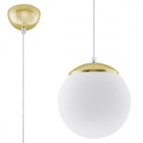 Lampă suspendată UGO 20 auriu, Sollux Lighting