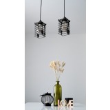 Lustra Deco Republic &bdquo;Culinary Beam&rdquo; E27, 2x60W, metal, black
