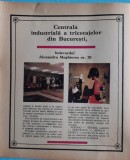 1974 Reclamă Centrala Industriei Tricotajelor , comunism, epoca aur 24 x 20 cm