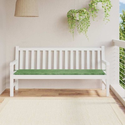 vidaXL Pernă bancă grădină, model frunze, 180x50x4 cm, material oxford foto