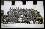 P.259 CP FOTOGRAFIE FRANTA WWI MILITARI SOLDATI OFITERI 1915 COMPANIA 28 UM 17, Necirculata