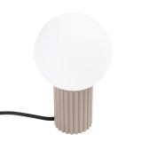 Lampă De Masă Halo Taupe