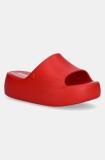 Melissa papuci MELISSA FREE PLATFORM SLIDE AD femei, culoarea rosu, cu platforma, M 35859.BC202