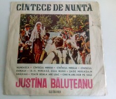 Cantece de nunta - Justina Baluteanu foto