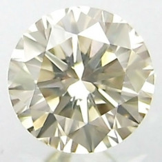 DIAMANT NATURAL GALBEN DESCHIS, 4.20 MM/2.51MM-0.29 CT