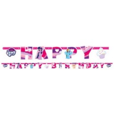 Banner litere Happy Birthday My little Pony 237 cm