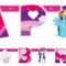 Banner litere Happy Birthday My little Pony 237 cm