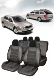 Cumpara ieftin Set huse scaune piele Alcantara SKODA OCTAVIA II 2004-2010