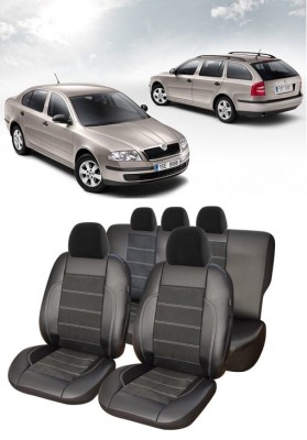 Set huse scaune piele Alcantara SKODA OCTAVIA II 2004-2010 foto