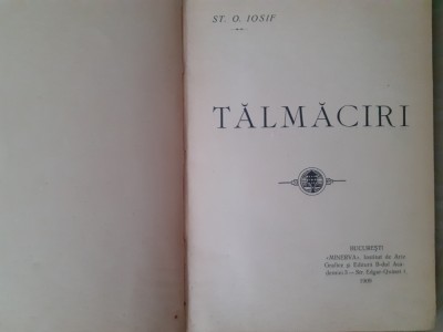 ST.O.IOSIF,TALMACIRI,1909 foto