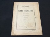 Academia Romana - Barbu Delavrancea / discurs rostit la 31 Mai 1919 de Ovid Densusianu cu raspuns de Ioan Bianu anul 1919 !