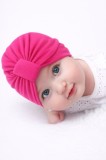 Caciulita roz ciclamen tip turban (Marime Disponibila: 3-6 luni (Marimea 18
