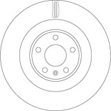 TRW DF6750S Disc frana