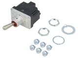 Comutator Basculant DPST (OFF)-ON 6A/230VAC 18A/28VDC