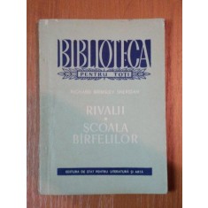 RIVALII SI SCOALA BARFELILOR de RICHARD BRINSLEY SHERIDAN,1956